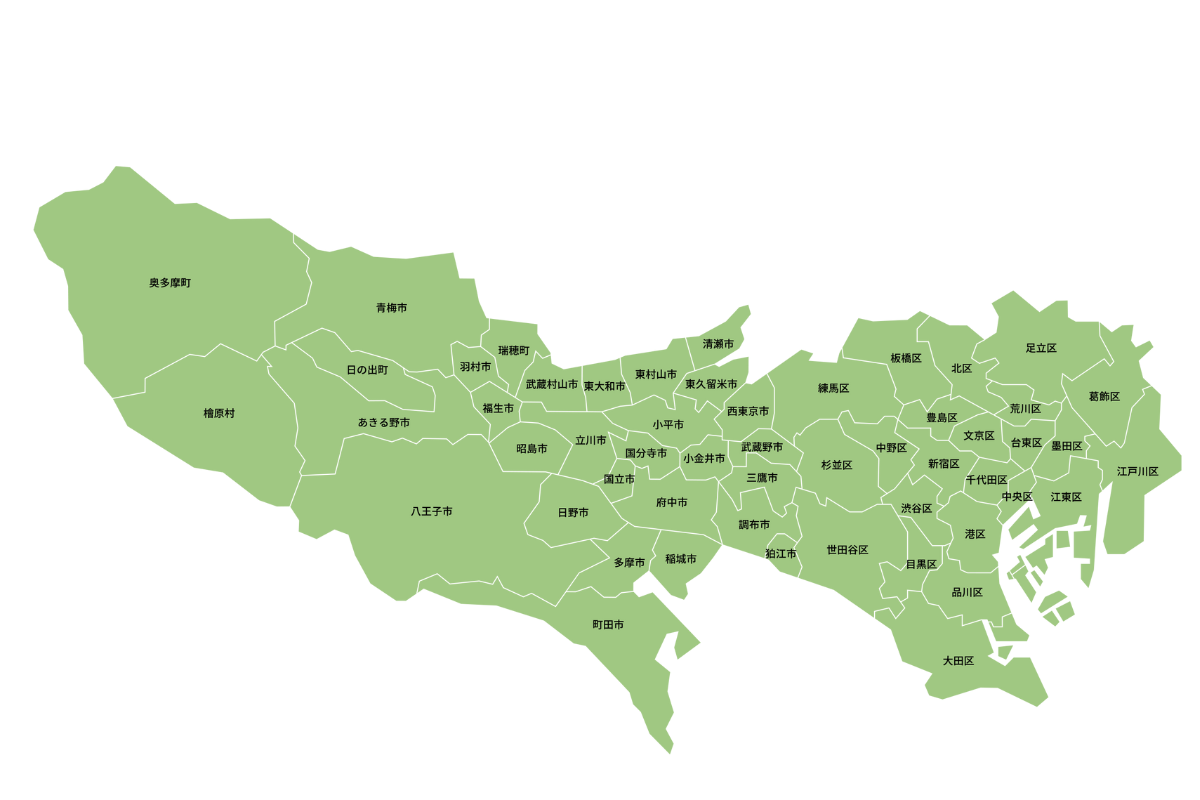 埼玉県の地図